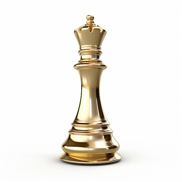 Highquality 3d Pawn Chess Figure On White Background