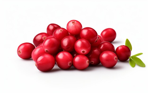 HighQuality 8K Cranberries on White