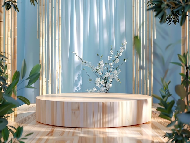 HighQuality Bamboo Podium Combining Aesthetics with Natural Beauty