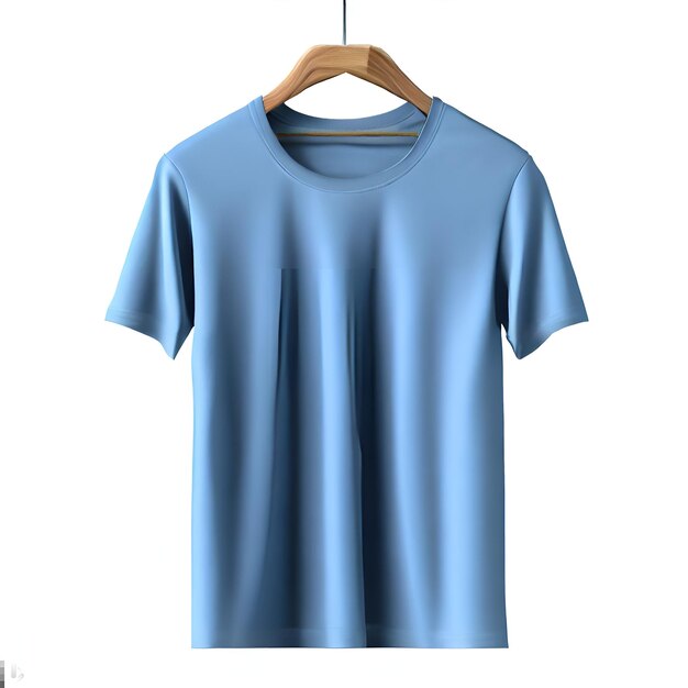 HighQuality Blank Blue TShirt Mockup Template Free Download