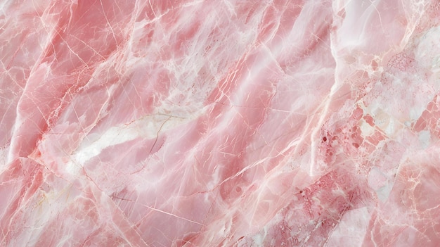 Photo a highquality image showcasing the intricate patterns of soft pink marble