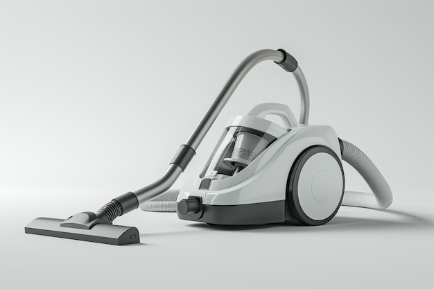 Photo highquality image of a vacuum cleaner on a white background