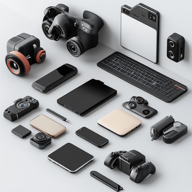 Photo highquality images of electronic gadgets and accessories