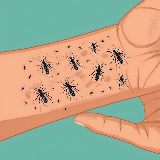 HighQuality Mosquito Bite Photos for Health and Education