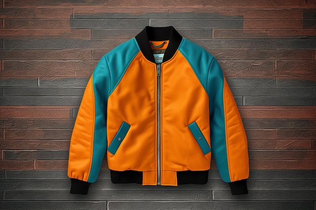 HighQuality Raglan Jacket Mockup for Fashion Design