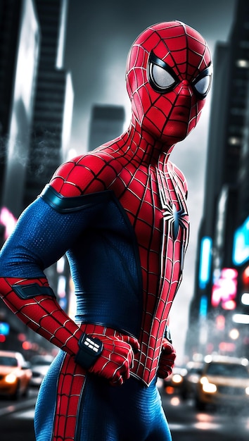 Photo highquality spider man themed wallpaper