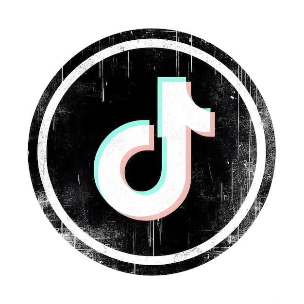 Photo highquality tiktok social media icon download tiktok logo for digital marketing branding