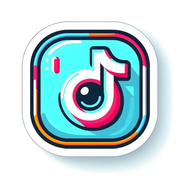 HighQuality TikTok Social Media Icon Download TikTok Logo for Digital Marketing Branding