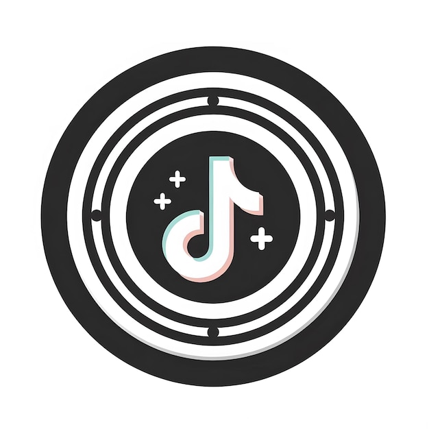 Photo highquality tiktok social media icon download tiktok logo for digital marketing branding