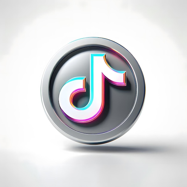 Photo highquality tiktok social media icon download tiktok logo for digital marketing branding