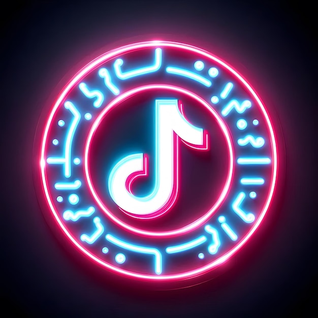 Photo highquality tiktok social media icon download tiktok logo for digital marketing branding