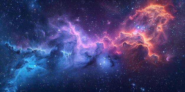 Photo highquality vibrant spacethemed background concept outer space vibrant colors high quality background spacethemed