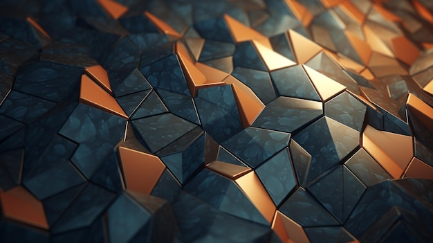 Highres fractalinspired geometric background with organic textures and lighting