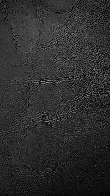 Photo highresolution black leather texture background