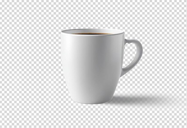 Photo highresolution ceramic mug with freshly brewed coffee