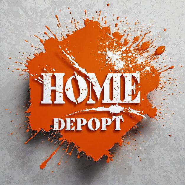 Photo highresolution home depot logo for professional use