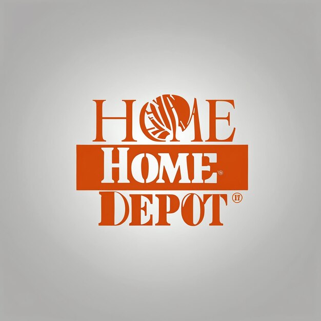 Photo highresolution home depot logo for professional use