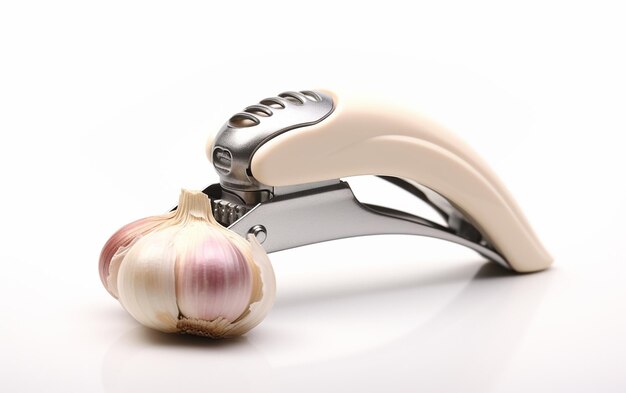 HighResolution Image of Garlic Press in Modern Elegance