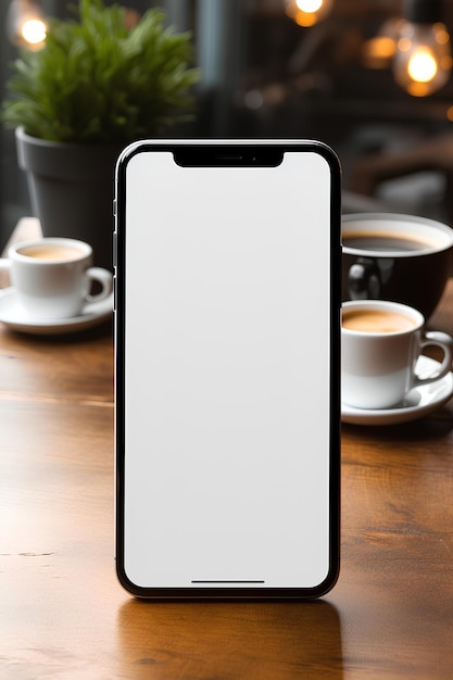 Highresolution smartphone mockup for design showcases