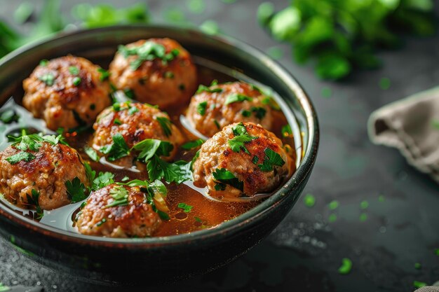 Photo highresolution stock photography of delicious meatball dishes