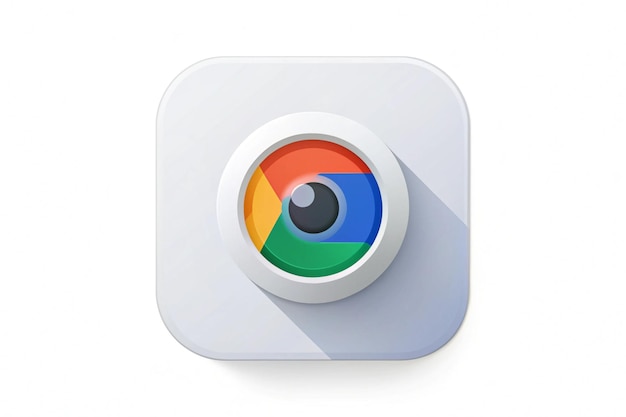 Photo highresolution transparent google lens icon design