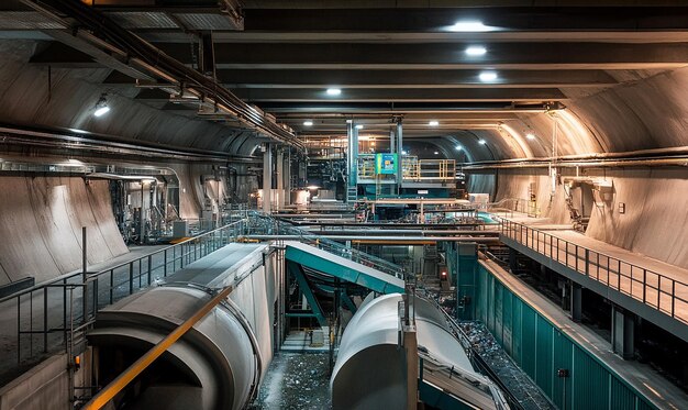 hightech underground waste management facility