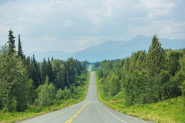 Highway in Alaska, United States