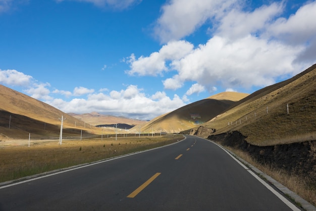 Highway of North of China , Tibet distric 