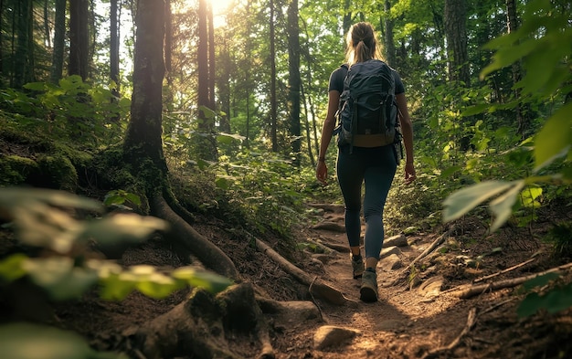 Hiking Through Lush Forests on an Adventure Vacation