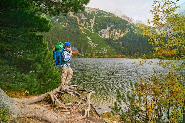 Hiking woman