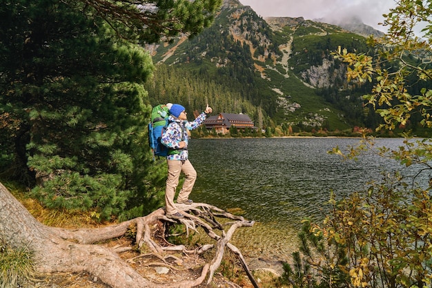 Hiking woman