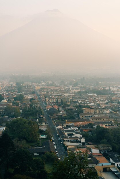 Hill of the cross overlooking Antigua Guatemala