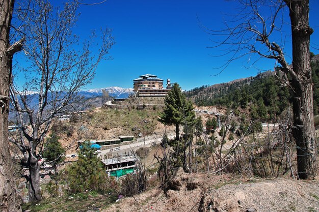 Hill Station ski resort in Malam Jabba close Hindu Kush mountains of Himalayas Pakistan