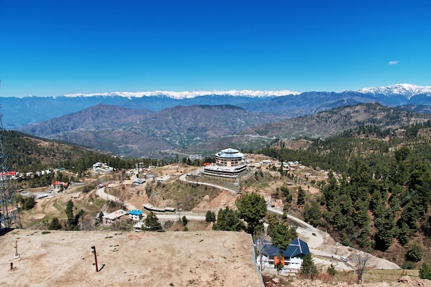 Hill Station ski resort in Malam Jabba close Hindu Kush mountains of Himalayas Pakistan