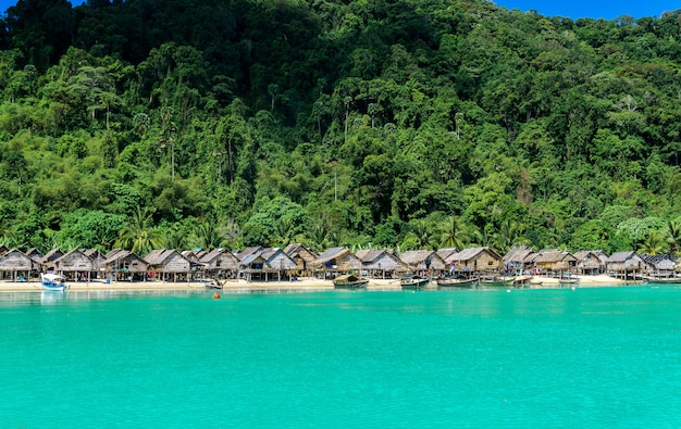 Hill tribe village With beautiful sea views Thailand Attractions 