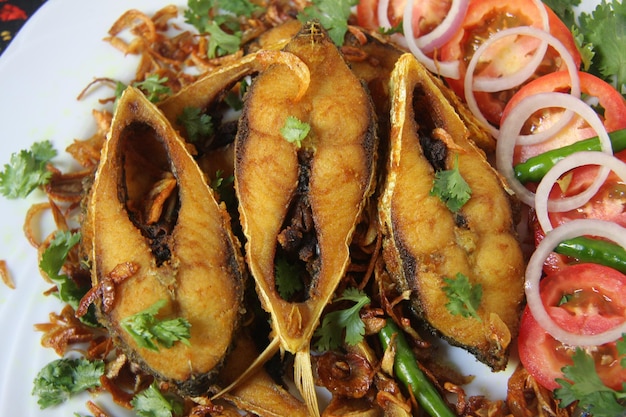 Hilsa fish fry I ilish bhaja