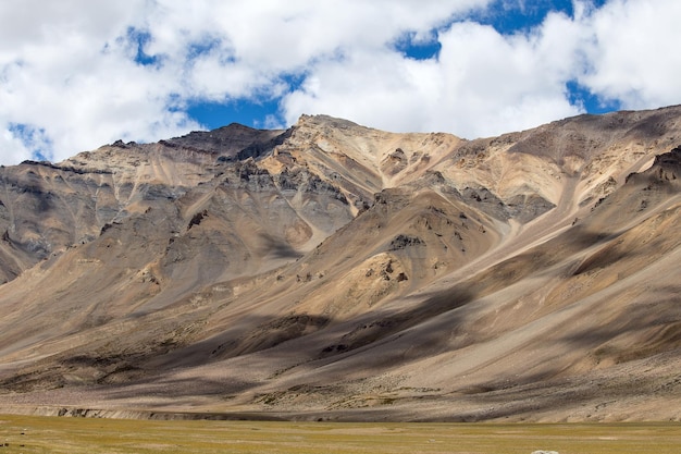 Himalayan landscape in Himalayas along ManaliLeh highway Himachal Pradesh India