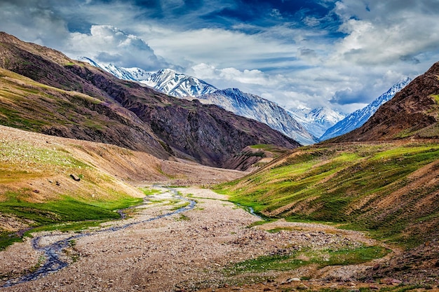 Himalayan landscape in himalayas