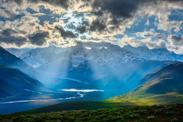 HImalayan landscape with Himalayas mountains