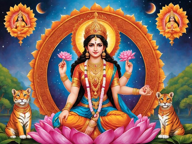 Hindu Cosmos Lakshmi Thakur Goddess of Wealth Lakhi thakur