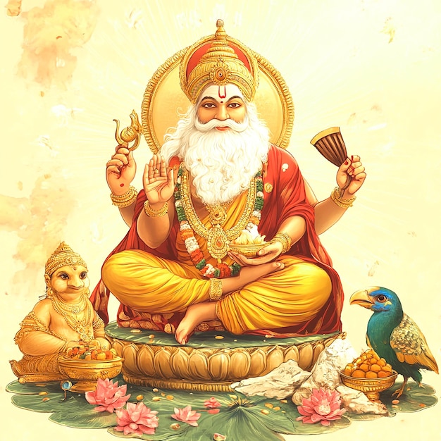 Hindu god vishwakarma puja celebration