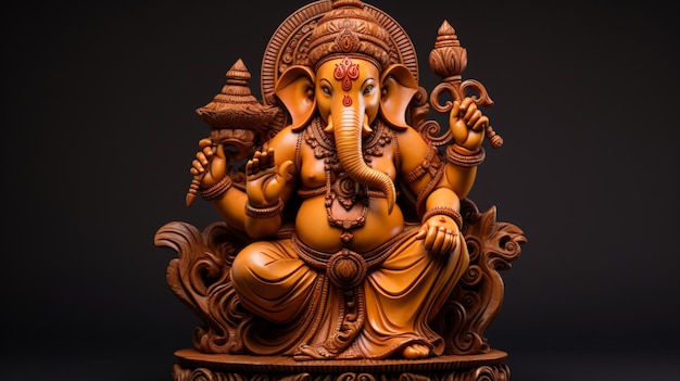 Hinduistic Sculpture Ganesha God