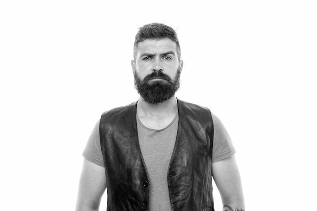 Hipster with beard brutal guy Masculinity concept Barber shop and beard grooming Styling beard and moustache Fashion trend beard grooming Facial hair treatment Masculinity brutality and beauty