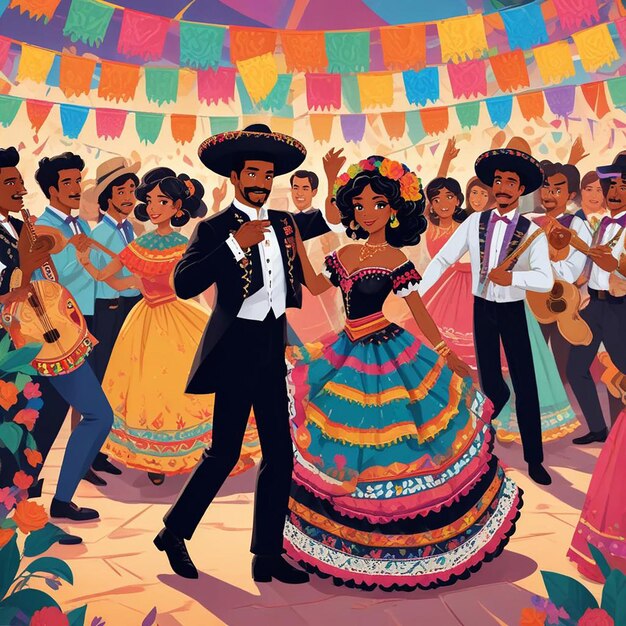 Hispanic Heritage Month celebrating culture Mexican traditional culture icon