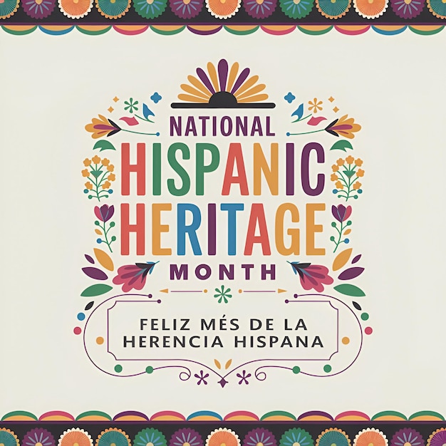 Photo hispanic heritage month celebrating culture