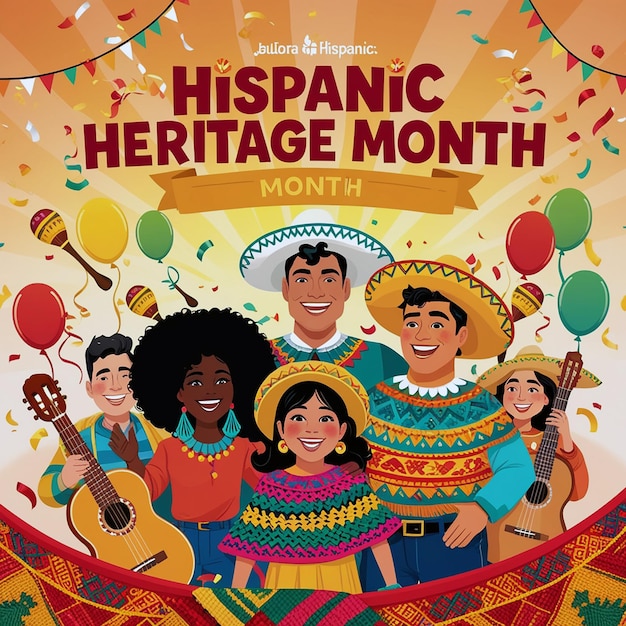 Photo hispanic heritage month celebrating culture