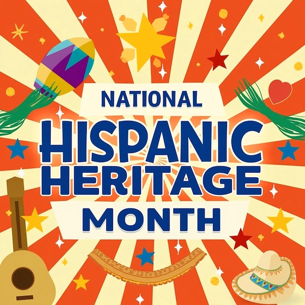 Photo hispanic heritage month graphics celebrating culture and diversity