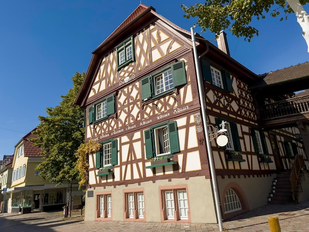 A historic halftimbered house in Oberkirch