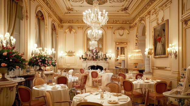 The historic and iconic luxury Hotel interior image