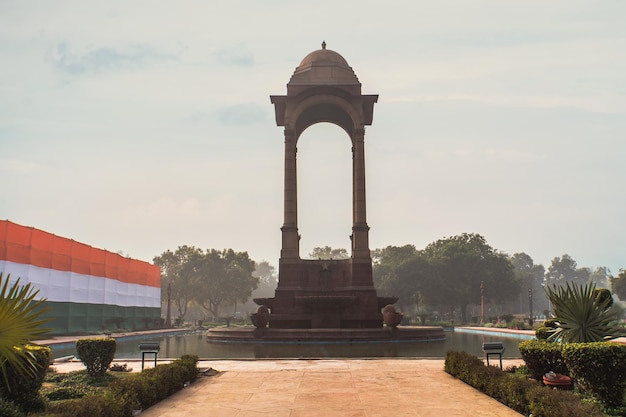 Historic India Gate Delhi A war memorial on Rajpath road New Delhi